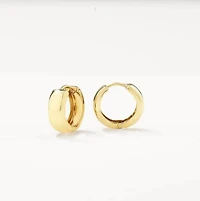 10mm Huggie Earrings in 10kt Yellow Gold