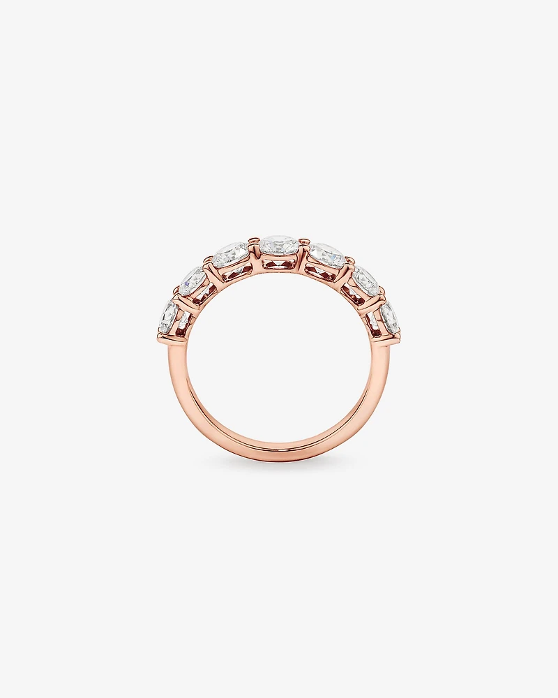 2.00 Carat TW Round Brilliant Laboratory-Grown Diamond Wedding Ring in 14kt White Gold