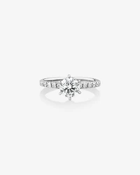 Sir Michael Hill Designer Engagement Ring with 1.37Carat TW of Diamonds in 18kt White Gold