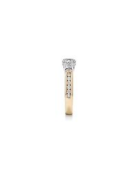 2.00 Carat TW Three Stone Round Brilliant Diamond Engagement Ring in 14kt Yellow and White Gold