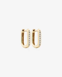 Huggies with 0.14 Carat TW of Diamonds in 10kt Yellow Gold