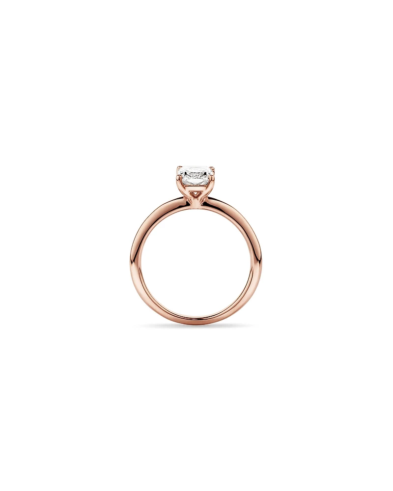 1.25 Carat TW Radiant Laboratory-Grown Diamond Solitaire Engagement Ring in 14kt White Gold