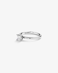 Bague de Fiançailles Solitaire en Diamant Taille Princesse 0,50 Carat TW en Or Blanc 14 kt