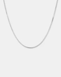 45cm (18”) 2mm-2.5mm Width Herringbone Chain in 10kt Yellow Gold