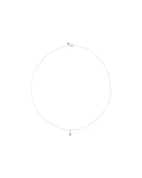 0.30 Carat TW Round Brillaint Laboratory -Grown Diamond Solitaire Pendant Necklace in 10kt White Gold