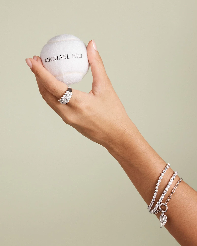 0.50 Carat TW Laboratory-Grown Diamond Tennis Bracelet in 10kt Yellow Gold