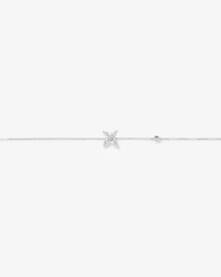 0.50 Carat TW Floret Laboratory-Grown Diamond Bracelet in 10kt White Gold