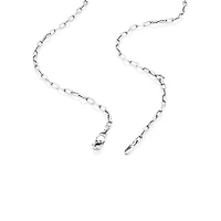 45cm (18”) 2mm-2.5mm Width Hollow Paperclip Chain in 10kt Yellow Gold