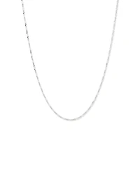50cm (20") 1.6mm Width Figaro Chain Necklace in Sterling Silver