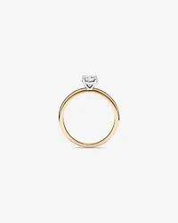 Carat TW Round Brilliant Diamond Solitaire Engagement Ring in 14kt White Gold