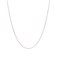 45cm (18") 1mm-1.5mm Width Solid Belcher Chain in 10kt Yellow Gold