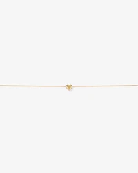 19cm Heart Slider Bracelet in 10kt Yellow Gold