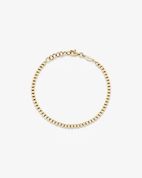 19cm (7.5") 2.5mm-3mm Width Bead Bracelet in 10kt Yellow Gold