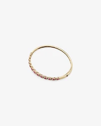 Bubble Bangle with Ruby and 1.03 Carat TW Diamonds in 14kt Yellow Gold