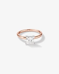1.25 Carat TW Princess Cut Laboratory-Grown Diamond Solitaire Engagement Ring In 14kt White Gold