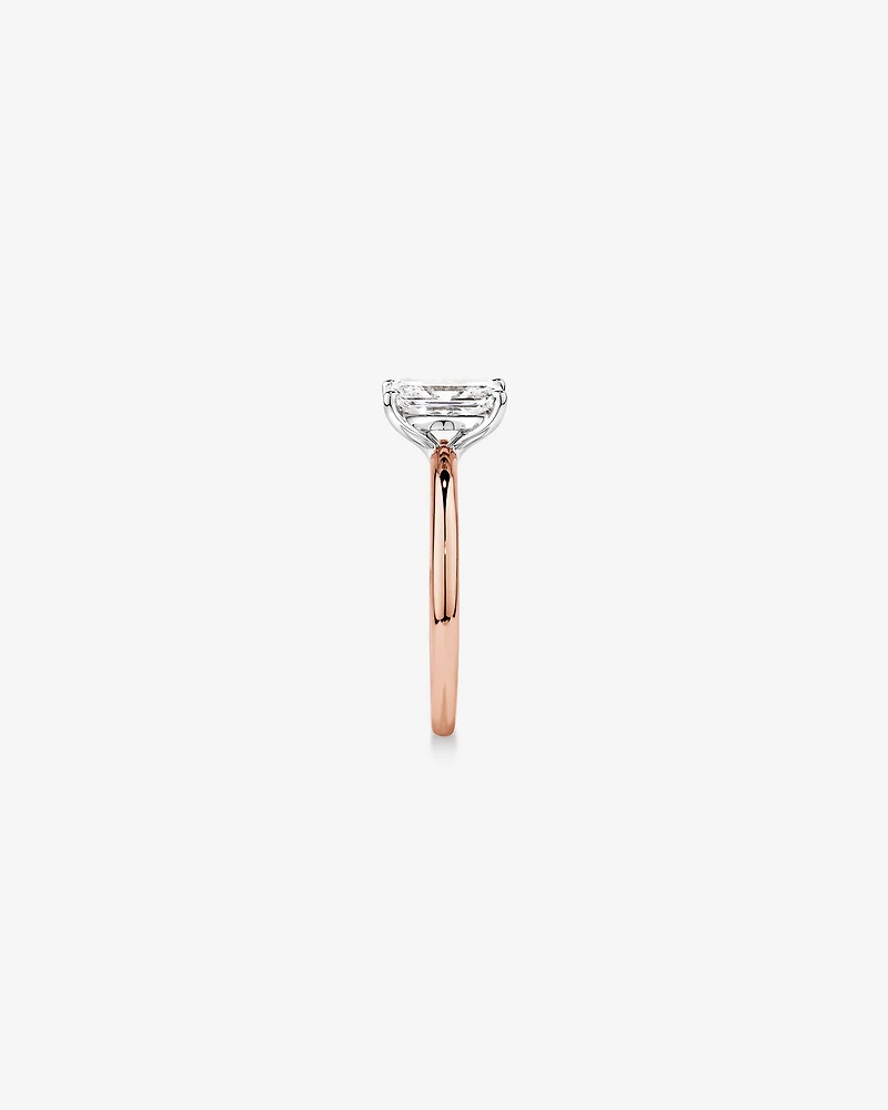 1.25 Carat TW Radiant Laboratory-Grown Diamond Solitaire Engagement Ring in 14kt White Gold