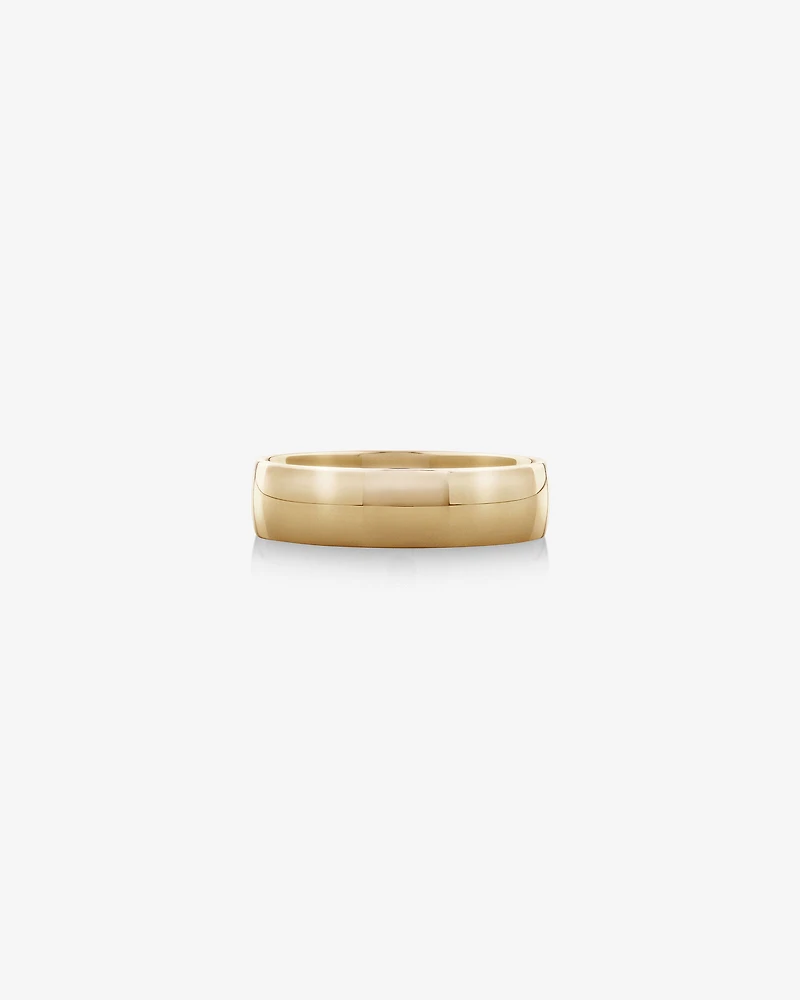 Half Round Wedding Band in 10kt Rose Gold