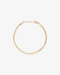 19cm (7.5") 2mm-2.5mm Width Herringbone Bracelet in 10kt Yellow Gold