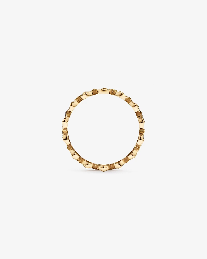 Signature Connect Curve Diamond Ring in 10kt Yellow Gold