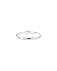 3.7mm Width Solid Round Baby Bangle in Sterling Silver