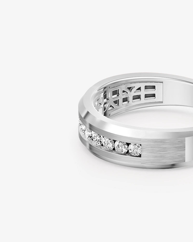 Bague pour homme avec 0,35 carat TW de diamants en or jaune 10kt