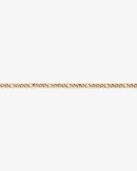 19cm (7.5") Double Oval Curb Bracelet in 10kt Yellow Gold