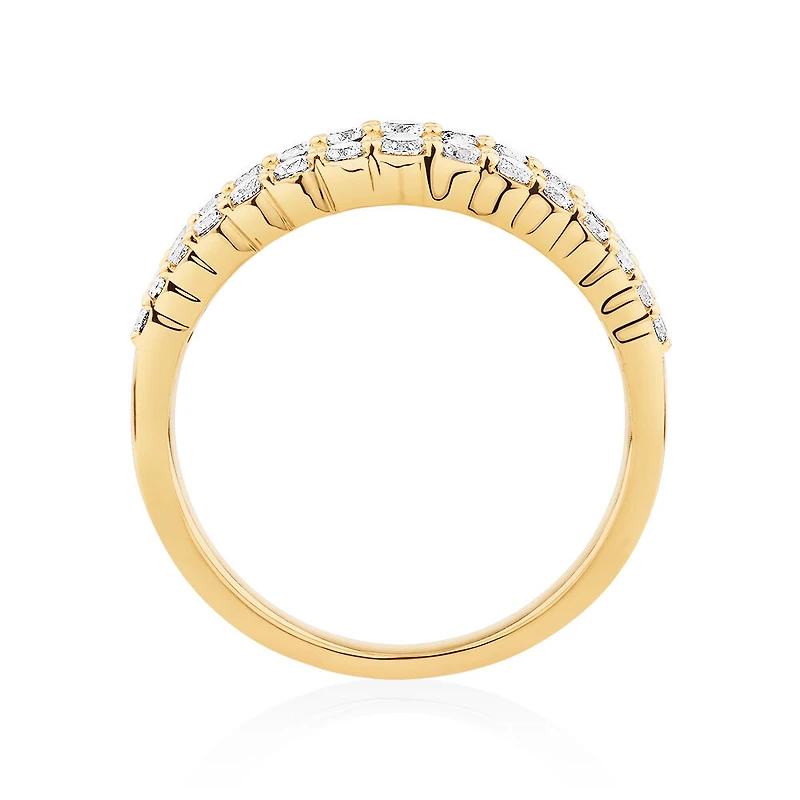 Ring with 1 Carat TW of Diamonds in 14kt White Gold