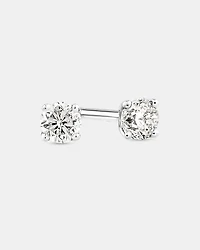 0.15 Carat TW Diamond Mini Solitaire Stud Earrings in 10kt White Gold