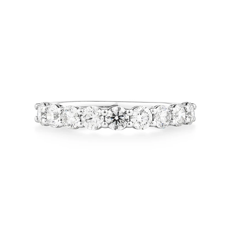 Ring with 1.30 Carat TW Laboratory Grown Diamonds in 14kt White Gold