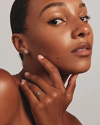 Bague de Fiançailles Solitaire en Diamant Taille Princesse 0,50 Carat TW en Or Blanc 14 kt