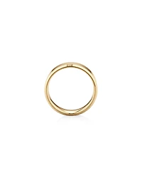 7mm Flat Bevelled Wedding Band in 10kt White Gold