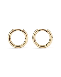 8mm Polished Huggies In 10kt Yellow Gold