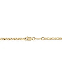 70cm (28") Oval Belcher Chain in 10kt Yellow Gold