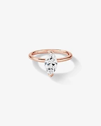 1.25 Carat TW Marquise Laboratory-Grown Diamond Solitaire Engagement Ring in 14kt White Gold