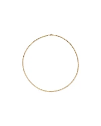 55cm (22") 3.9mm Width Semi Solid Curb Chain in 10kt Yellow Gold