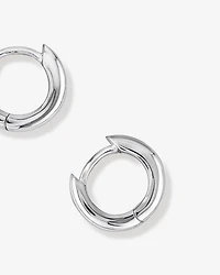 11mm Huggie Earrings in Sterling Silver