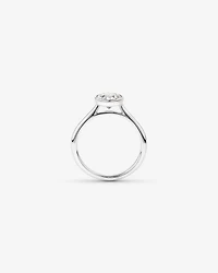 Bague De Fiançailles En Diamant De Laboratoire Rond Brillant De 1,25 Carat Poids Total, Sertie Dans Un Chaton En Or Jaune 14 Carats