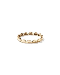 Bague Courbée Signature Connect en Or Rose 10 kt