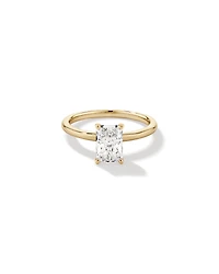 1.25 Carat TW Radiant Laboratory-Grown Diamond Solitaire Engagement Ring in 14kt White Gold