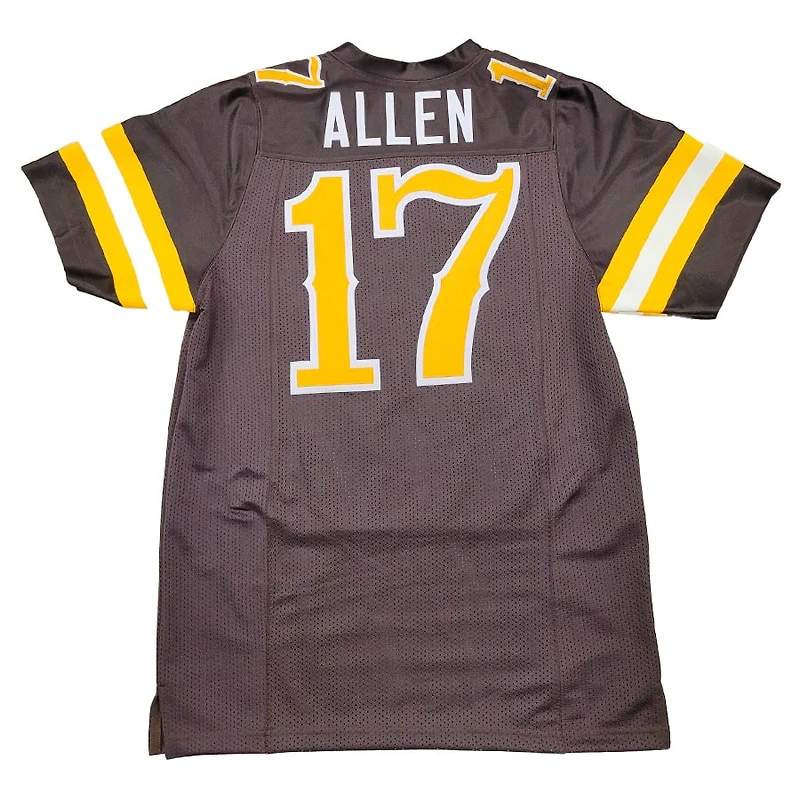 Wyoming Cowboys Josh Allen Original Retro Brand College Replica Brown Jersey