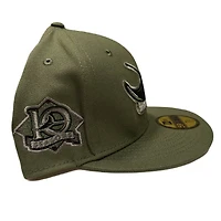 Tampa Bay Rays Camo Green 10 Seasons Patch Pattern UV Annual Clearance 59FIFTY Fitted Hat