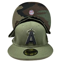 Los Angeles Angels Camo Green 1989 ASG Patch Pattern UV Annual Clearance 59FIFTY Fitted Hat