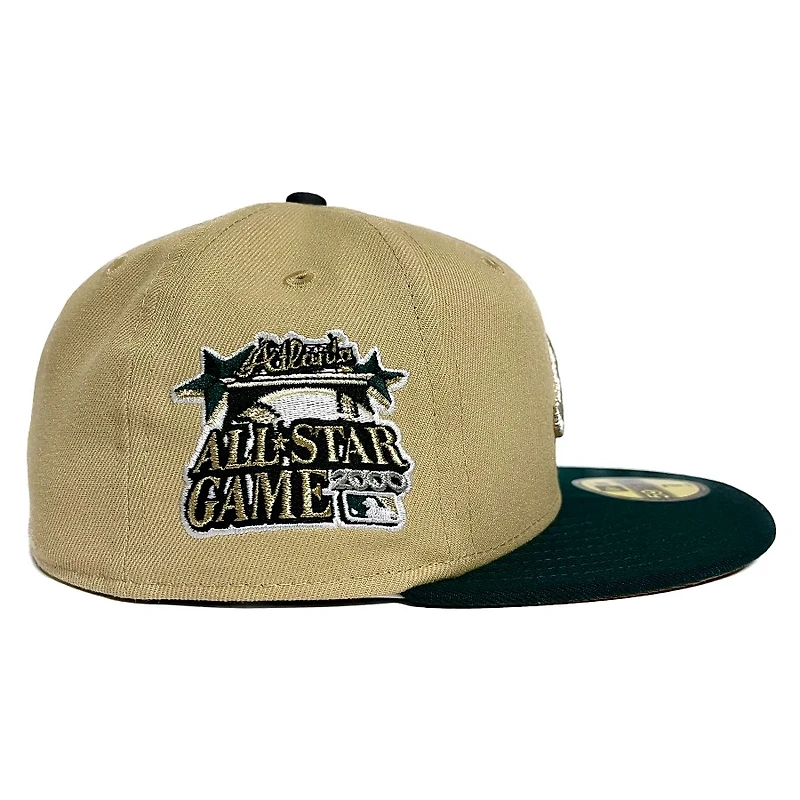 Rahnn1's Braves Vegas Gold Two Tone 2000 All Star Game Patch Toasted Peanut UV 59FIFTY Fitted Hat