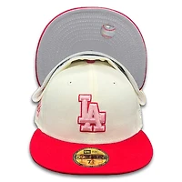 Los Angeles Dodgers Chrome V-Day Two Tone 2022 ASG Patch Gray UV 59FIFTY Fitted Hat