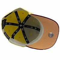 Chicago Cubs Soft Yellow Cardinal Sculpture Art Color 100 Years Wrigley Field Patch Peach UV New Era 59Fifty Fitted Hat