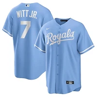 Kansas City Royals Bobby Witt Jr Alternate Nike Light Blue Jersey