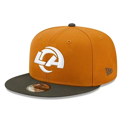 Los Angeles Rams Tan Graphite Two Tone Color Pack 9FIFTY Snapback Hat
