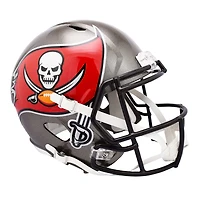 Tampa Bay Buccaneers Pewter Riddell Replica Speed Full Size Helmet