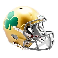 Notre Dame Fighting Irish Shamrock Gold Riddell Replica Speed Full Size Helmet