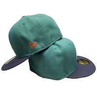 Los Angeles Dodgers Green Navy Two Tone Orange New Era Logo Gray UV 59FIFTY Fitted Hat